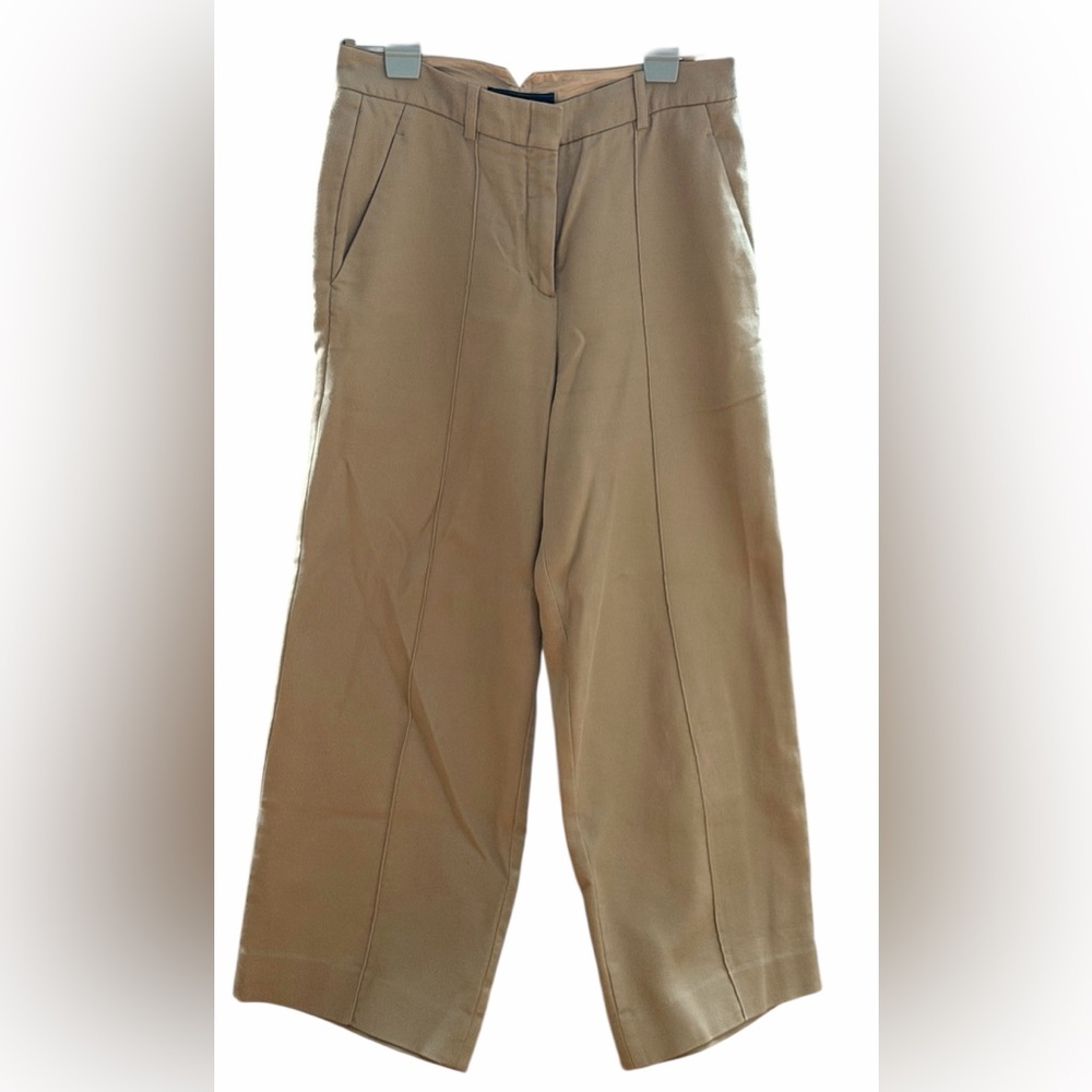 BCBGMAXAZRIA Beige Wide-Leg Pant